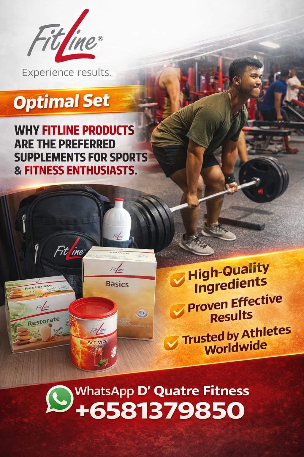 FitLine Optimal Set Premium Banner